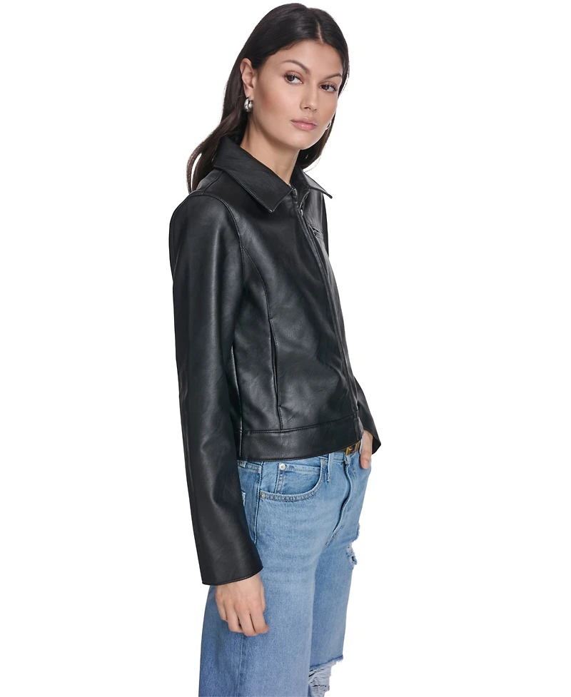 Levi's Women's Laydown Collar Zip-Front Jacket