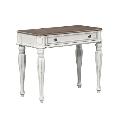 Liberty Furniture Magnolia Manor Accent Vanity Desk/Night Stand in Antique