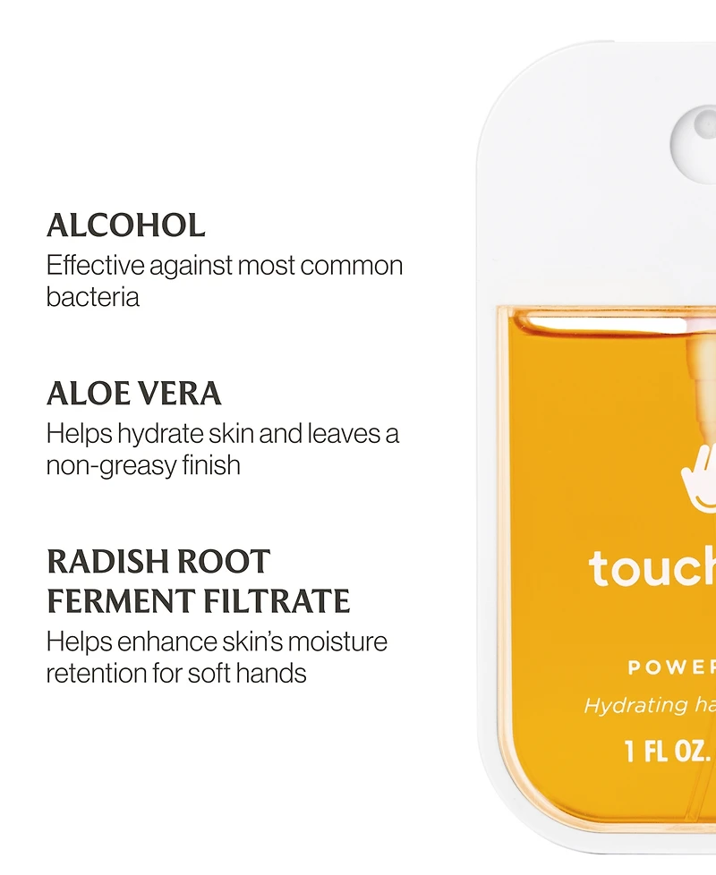 Touchland Power Mist Citrus Grove Hydrating Hand Sanitizer, 1 oz.