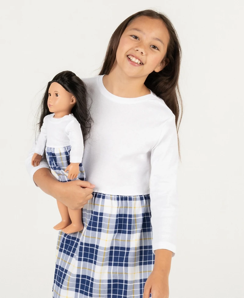 Leveret Big Girls Matching Doll Long Sleeve Skirt Dress