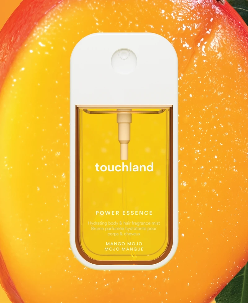 Touchland Power Essence Mango Mojo Body and Hair Fragrance Mist, 2 oz.
