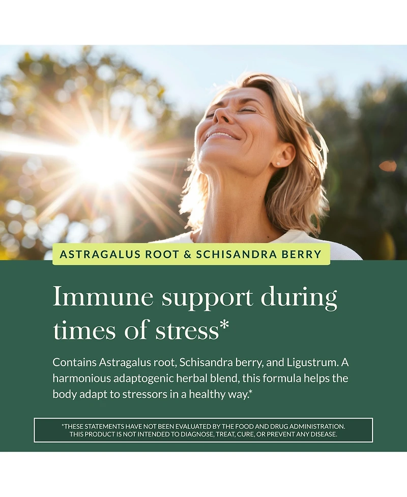 Gaia Herbs Astragalus Supreme - Immune and Antioxidant Support Herbal Supplement - With Astragalus Root, Schisandra Berry, and Ligustrum