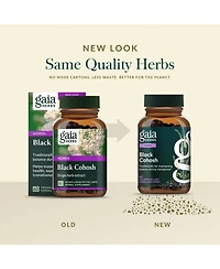 Gaia Herbs Black Cohosh - Menopause Support Supplement to Help Maintain Hormone Balance and Health for Women - With Organic Black Cohosh