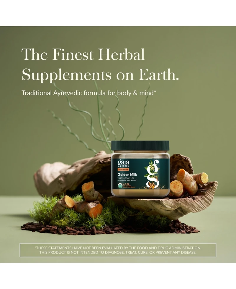 Gaia Herbs Golden Milk Supplement Powder