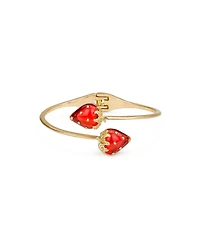 Patrica Nash Gold-Tone Plated Strawberry Cuff Bracelet