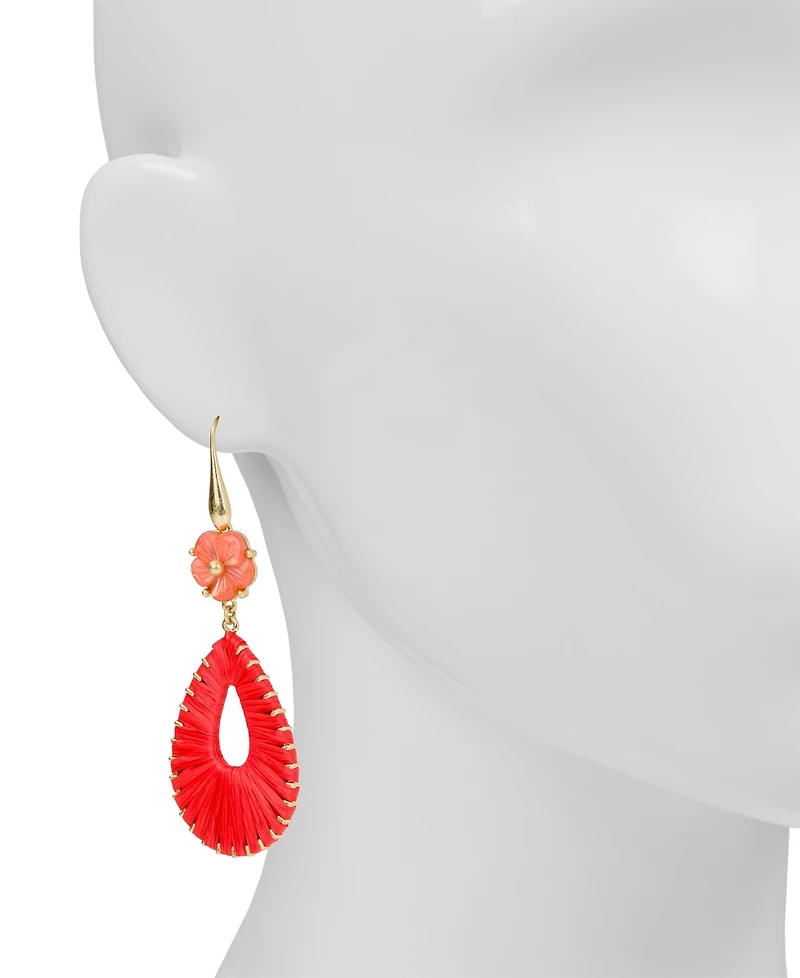 Patrica Nash Gold-Tone Plated Teardrop Earrings