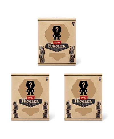 Fuggler Set of 3 Zuru Baby Fugg 3.5 Inch Plush Toy Mystery Random Assortment