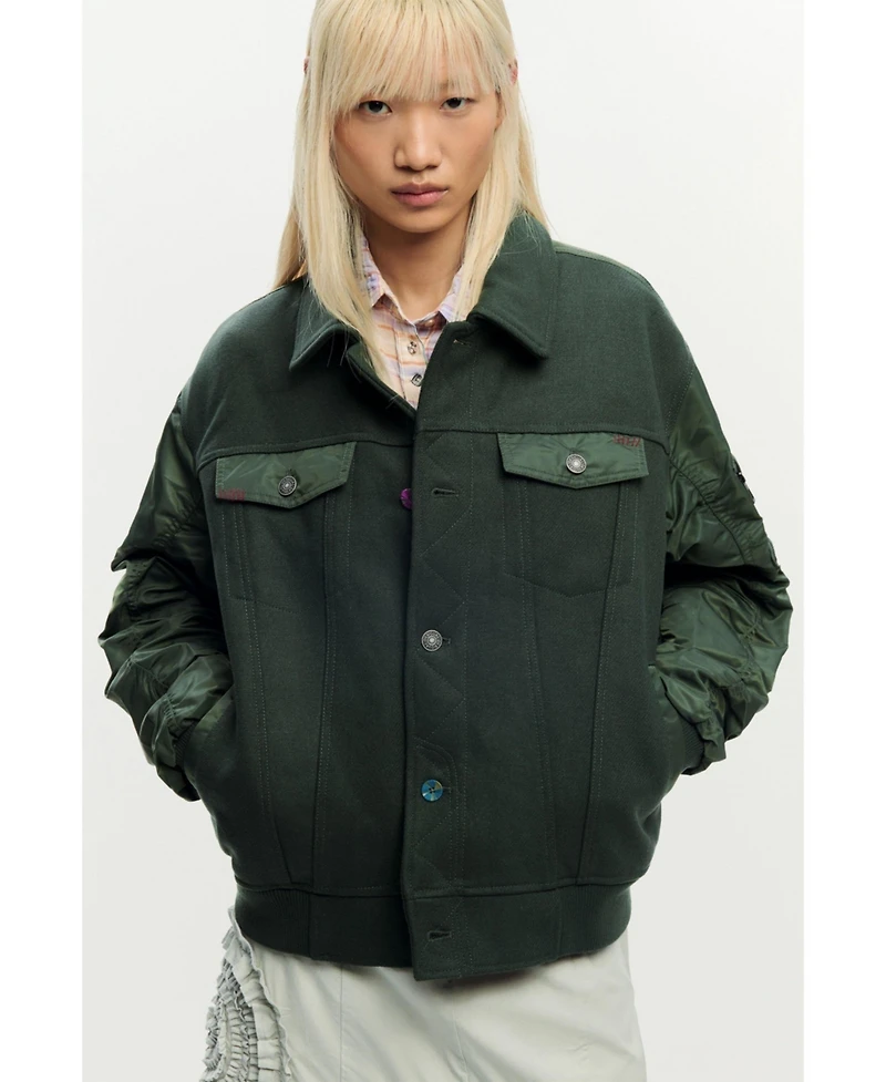 Desigual Men's Bomber jacket cloth