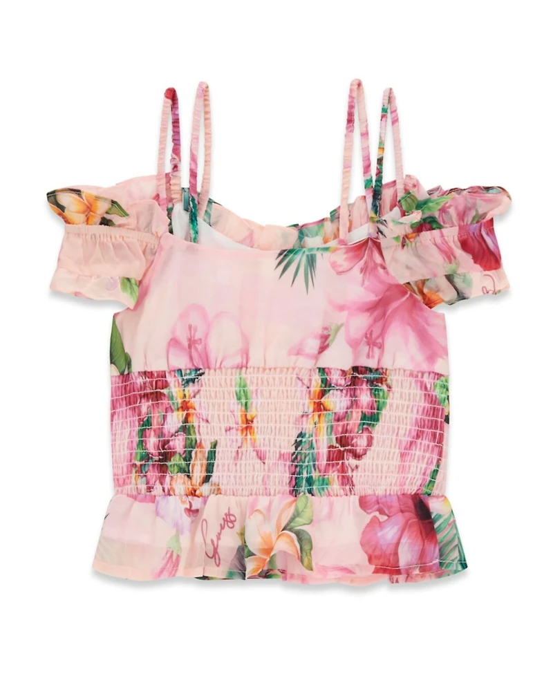 Guess Girls' 7-16 Chiffon Sleeveless Tank Top