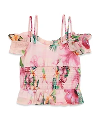 Guess Girls' 7-16 Chiffon Sleeveless Tank Top