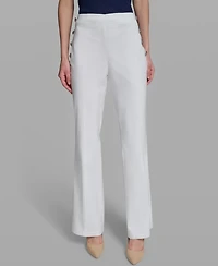 Karl Lagerfeld Paris Women's Wide-Leg Mid-Rise Sailor Pants