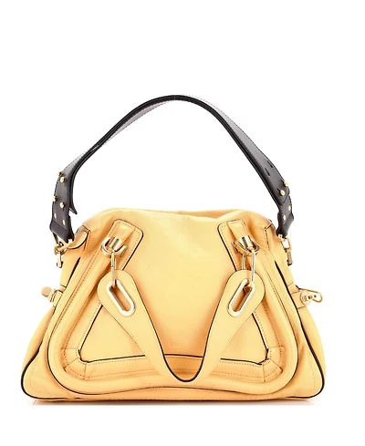 Pre-Owned Chloe Medium Paraty Top Handle Bag Leather