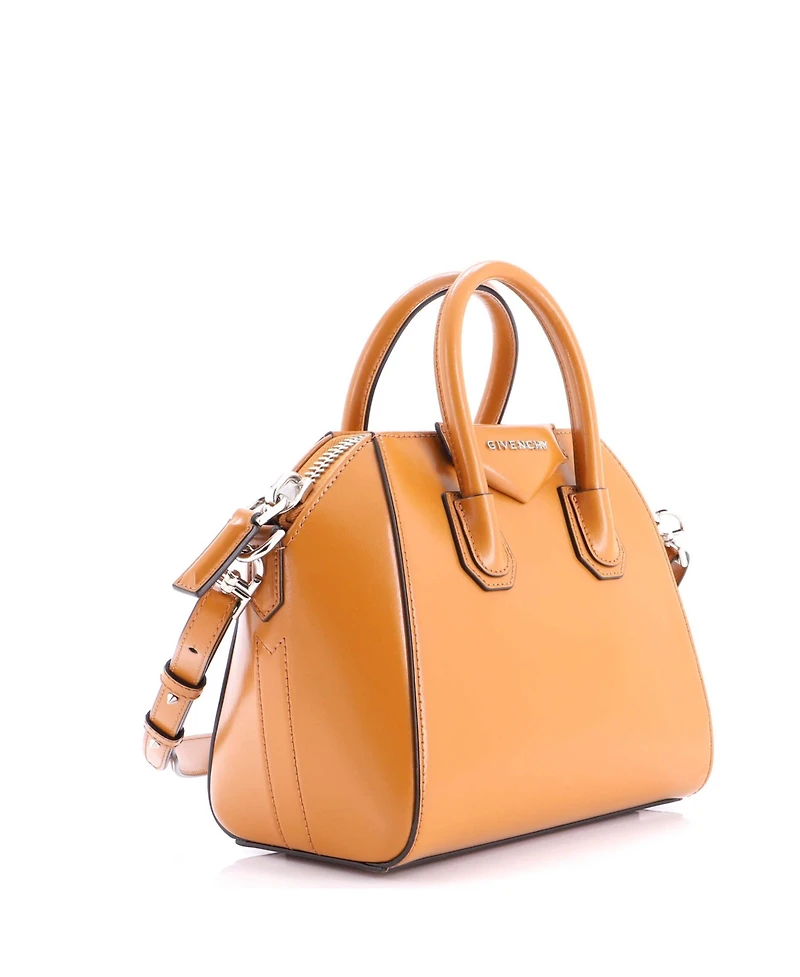 Pre-Owned Givenchy Mini Antigona Bag Glazed Leather