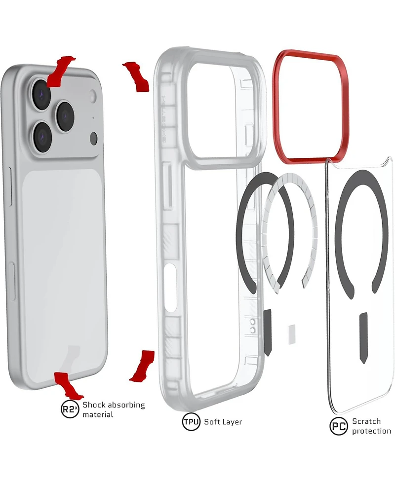 Ghostek iPhone 17 Pro Covert Case, MagSafe Compatible