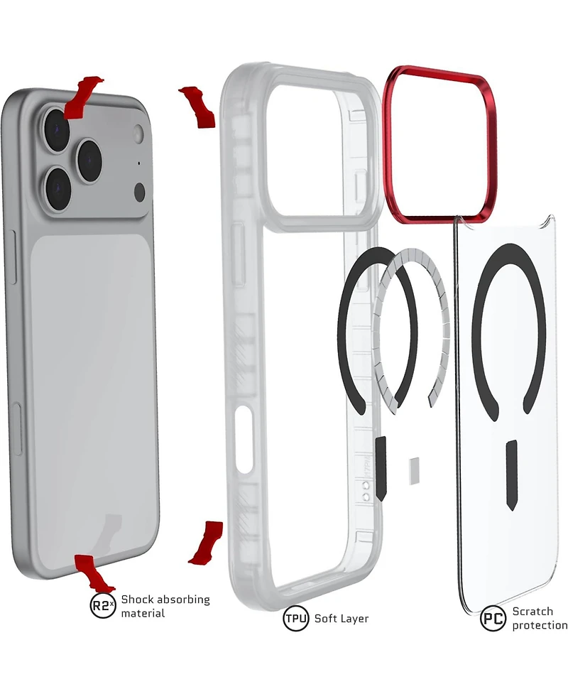 Ghostek iPhone 17 Pro Max Covert Case, MagSafe Compatible