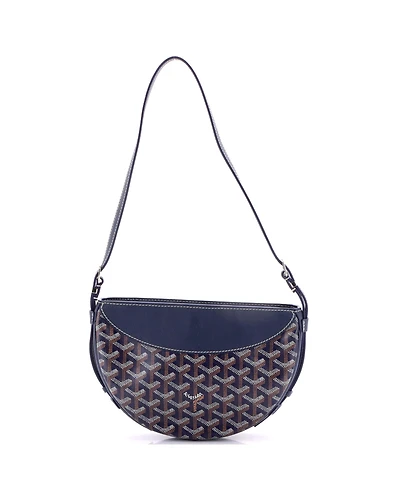 Pre-Owned Goyard Hirondelle Shoulder Bag Coated Canvas and Leather