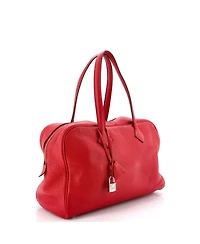 Pre-Owned HERMES 35 Victoria Ii Bag Clemence