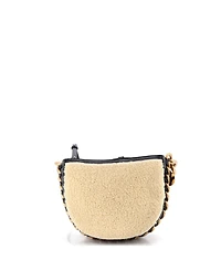 Pre-Owned Stella McCartney Small Frayme Shoulder Bag Faux Shearling and Faux Leather