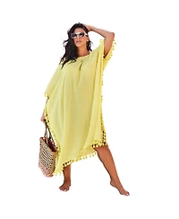 Swimsuits for All Women's Everly Pom Cover Up Tunic