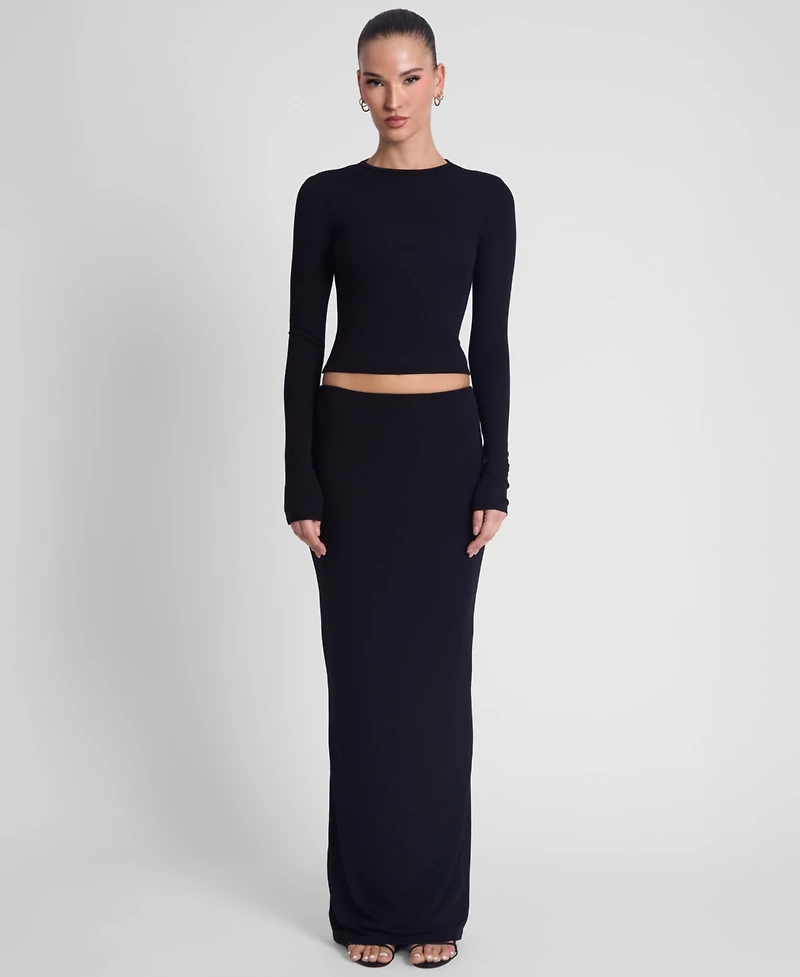 Leau Women's Everyday Jersey Maxi Skirt