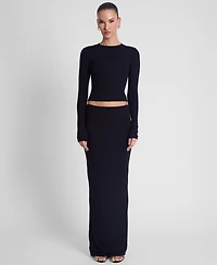 Leau Women's Everyday Jersey Maxi Skirt