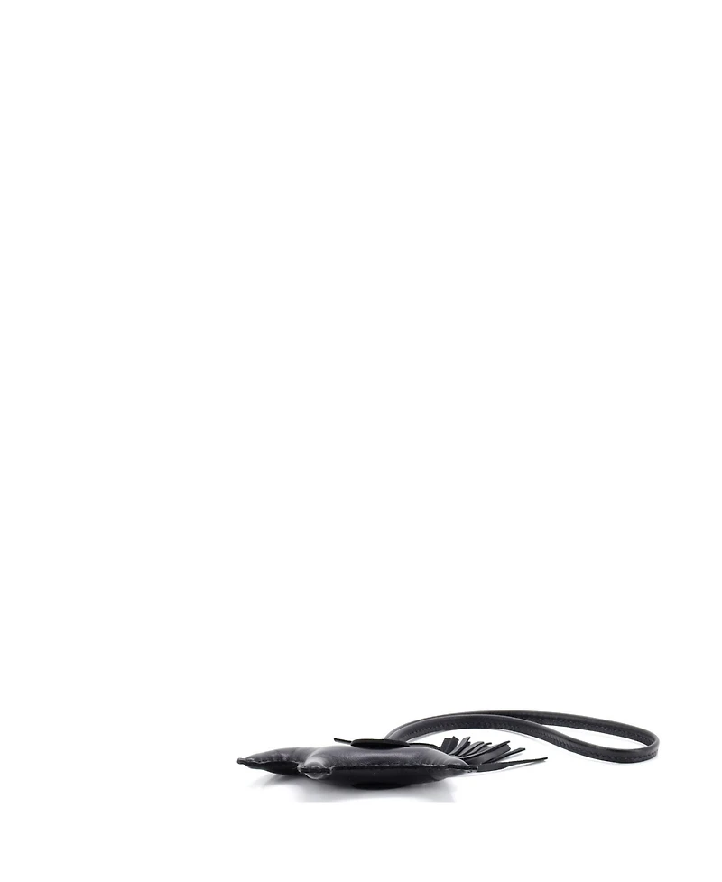 Pre-Owned Hermes Pm So Black GriGri Rodeo Bag Charm Leather