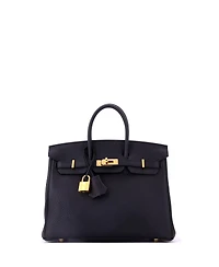 Pre-Owned Hermes Birkin Handbag Togo with Gold Hardware