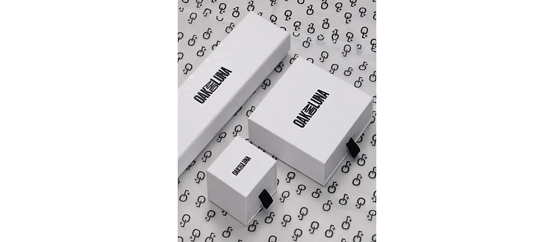 Oak & Luna Sideways Initial Necklace Sterling Silver