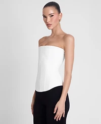 Leau Women's Sphynx Satin Corset Top