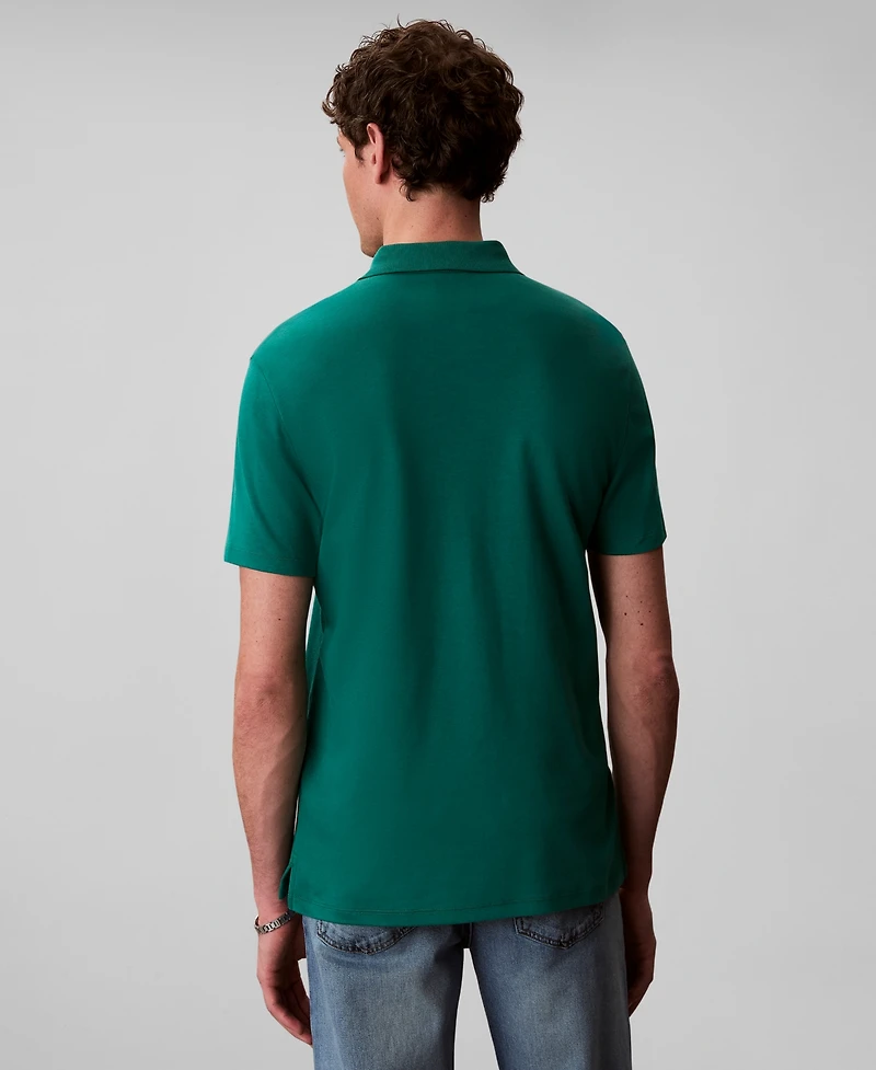 Calvin Klein Men's Short Sleeve Supima Cotton Polo Shirt