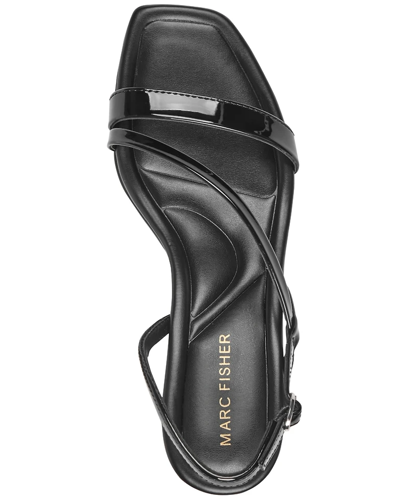 Marc Fisher Women's Gizia Strappy Block Heel Dress Sandals