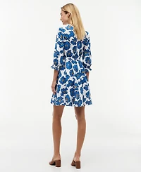 Tommy Hilfiger Women's Pin Tuck Cambric Shirt Dress