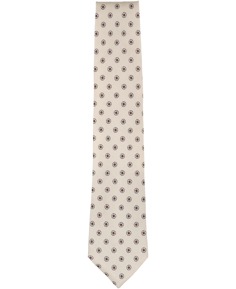 B by Brooks Brothers Men's Spaced Floral Pattern Tie