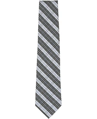 B by Brooks Brothers Men's Double Plaid Pattern Tie