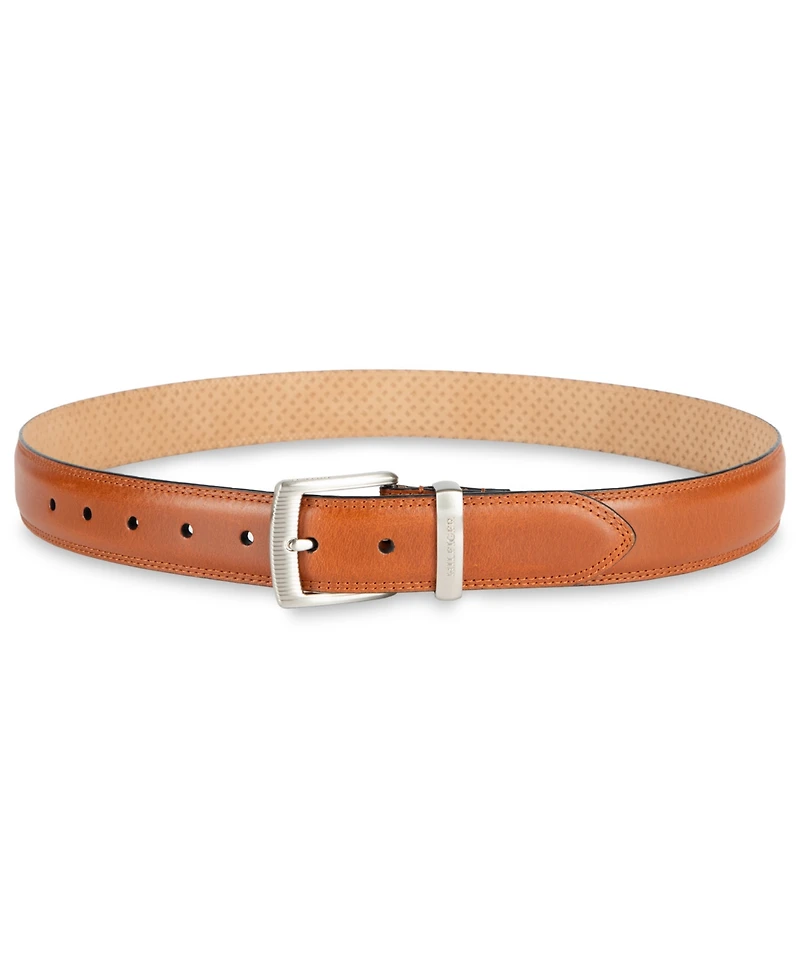 Tommy Hilfiger Men's Harness Buckle Silver-Tone finish Belt