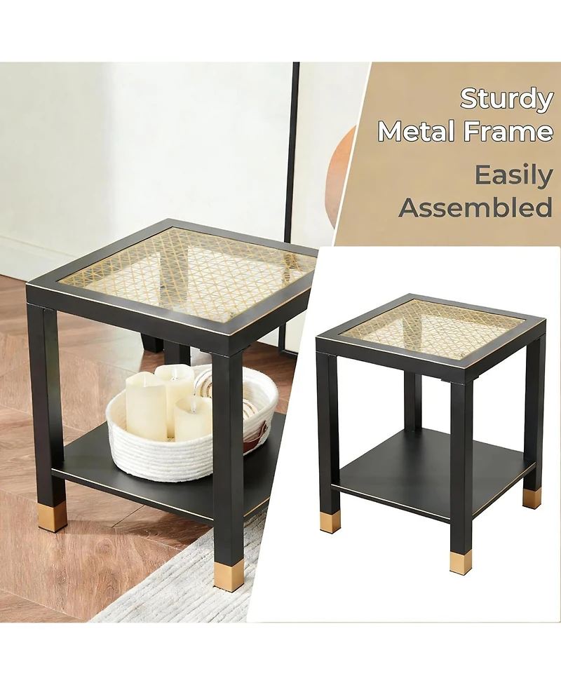 Rainsken Square Side Table