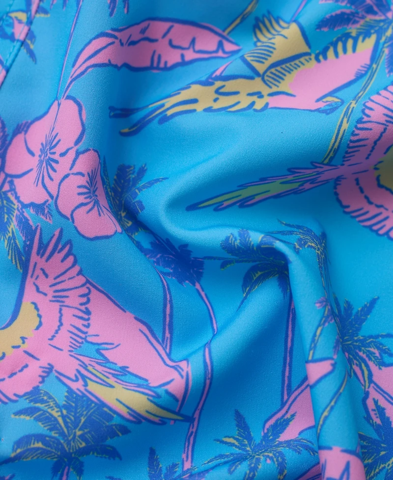 Chubbies Boys' 7-20 The Great Pink Sharks Flock Parties Swim Trunk