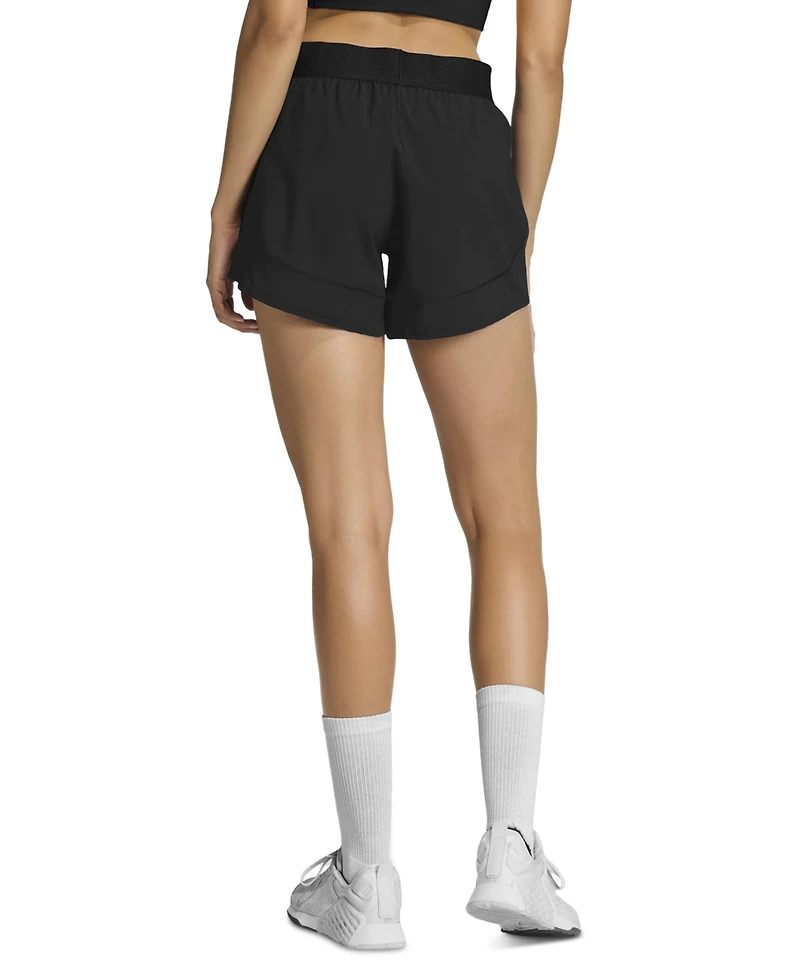 adidas Women's Mid-Rise Workout Flex Woven Shorts
