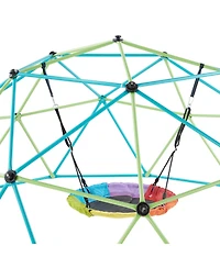 Mecale Bocce Ball Set, 107 mm, 8 Resin Balls + Pallino, Carry Bag & Measuring Rope, 2-8 Players, Outdoor