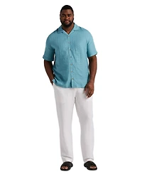 Cubavera Men's Big & Tall Geometric Dobby Print Shirt