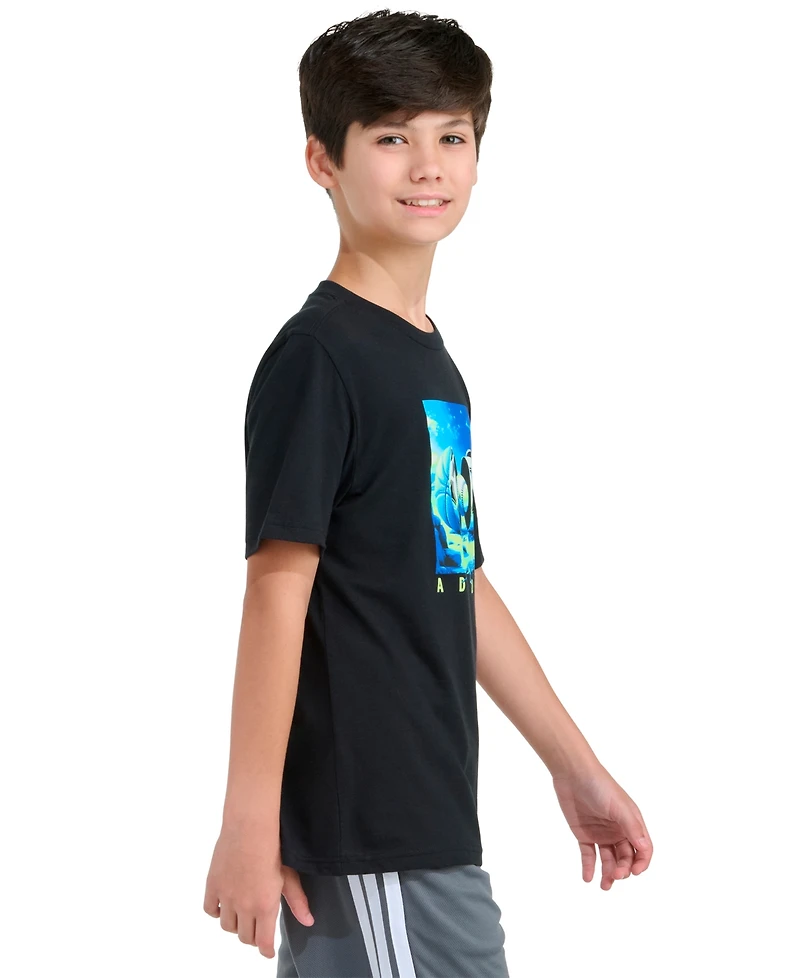 adidas Boys' 8-20 Short-Sleeve Surreal Sport Nest T-Shirt