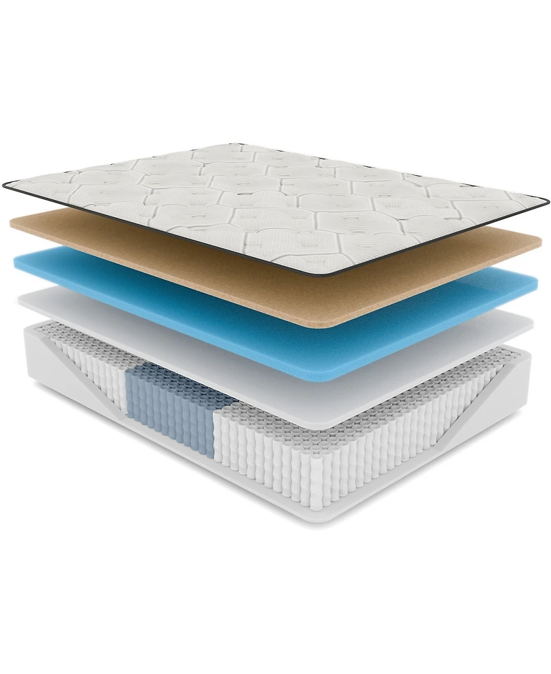 Diamond Mattress Cleo 14" Cool Copper Firm Pillow Top Hybrid Mattress, King