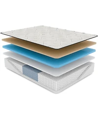 Diamond Mattress Cleo 14" Cool Copper Firm Pillow Top Hybrid Mattress, King