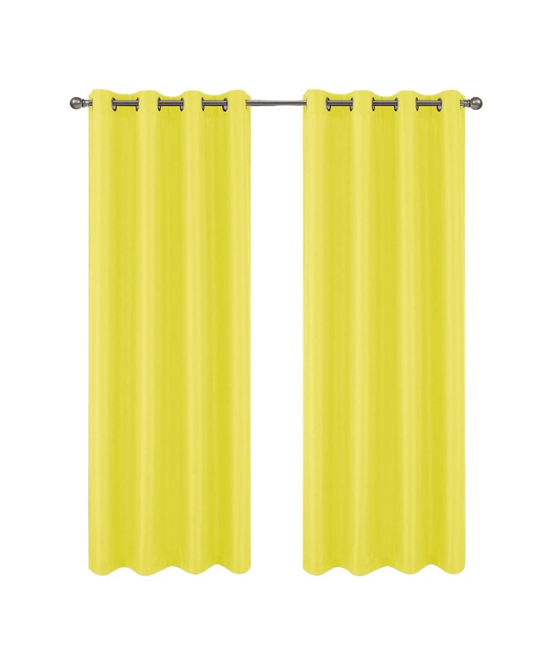 Rt Designers Collection 100% Polyester 140 Gsm Sedona Jacquard Grommet Curtain Panel