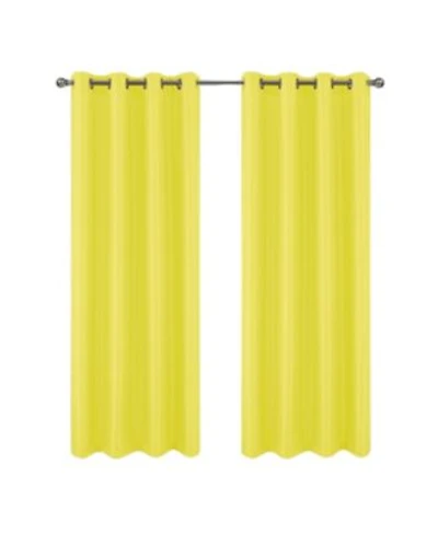 Rt Designers Collection Polyester 140 Gsm Sedona Jacquard Grommet Curtain Panel