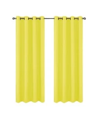 Rt Designers Collection Polyester 140 Gsm Sedona Jacquard Grommet Curtain Panel