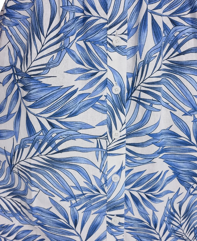 Tommy Hilfiger Women's Printed Collared Neck Shirt Dress