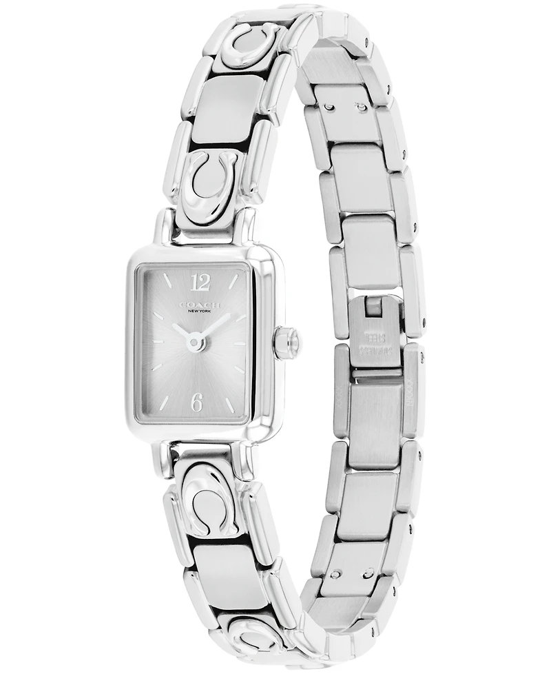 Coach Women's Mara Silver Tone Stainless Steel Bracelet Watch, 15.5mm