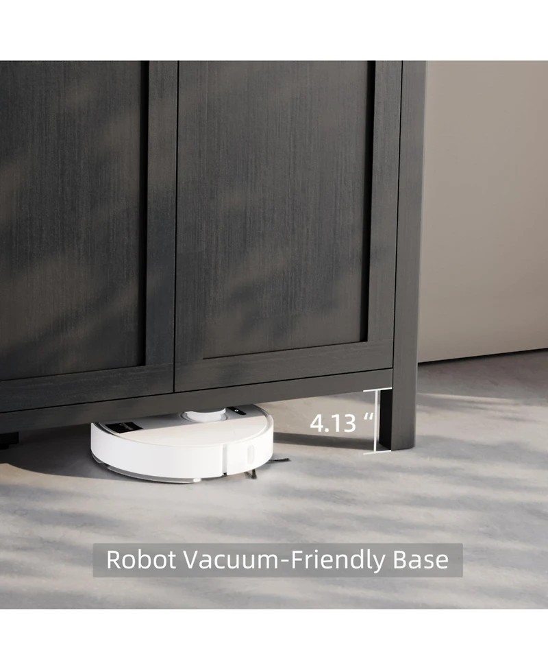 Sugift Modern Sideboard Buffet Cabinet Tv Media Console with Storage for Living Room Hallway Entryway