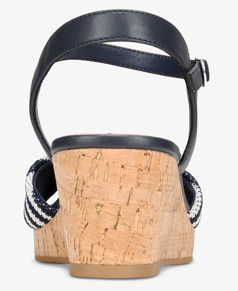 Style & Co Women's Valleyy Knotted Front Wedge Sandals, Macy's Exclusive